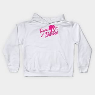 Teacher Barbie Kids Hoodie